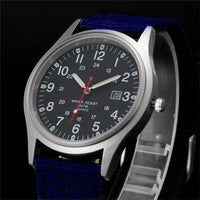 Military-Inspired Casual Wristwatch