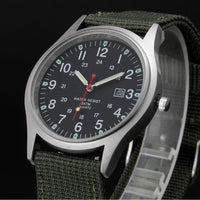 Military-Inspired Casual Wristwatch